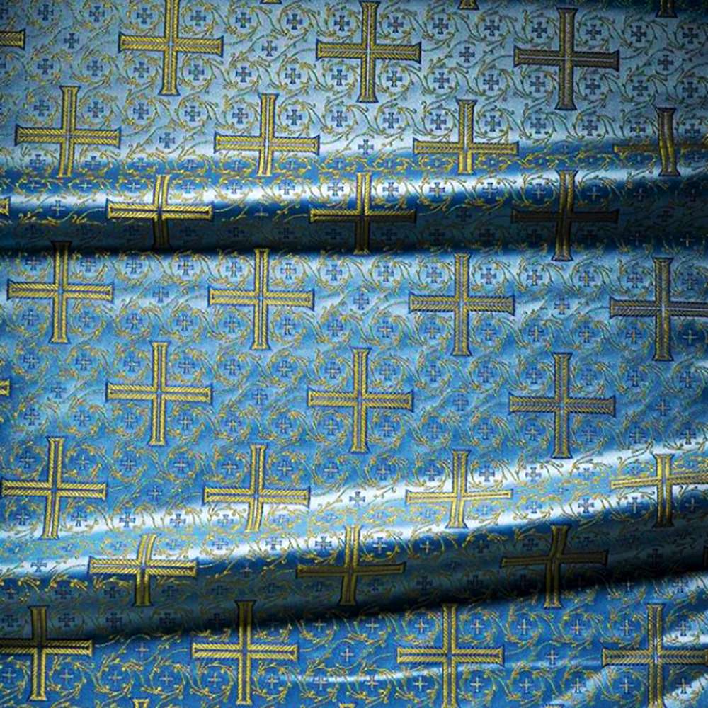 Brocade (Byzantine Cross) for vestment Brocade (Byzantine Cross) for vestment