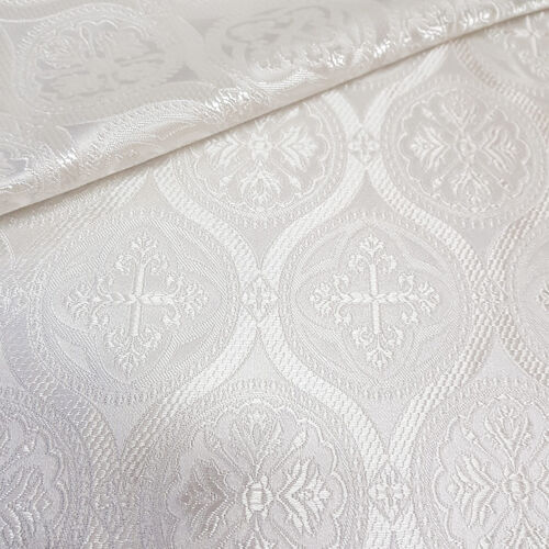 Fabric for vestments white (Andreevskaya)