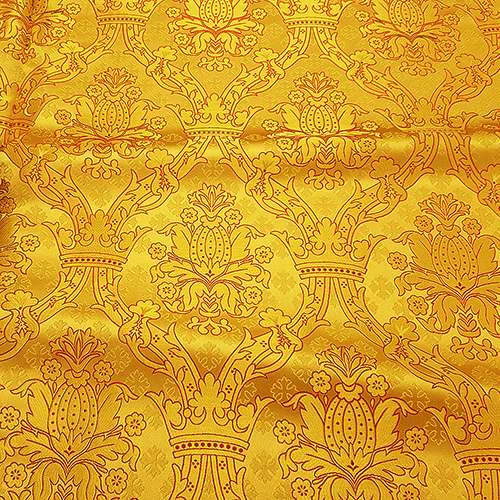 Fabric for Liturgical Vestments yellow (Jerusalem)