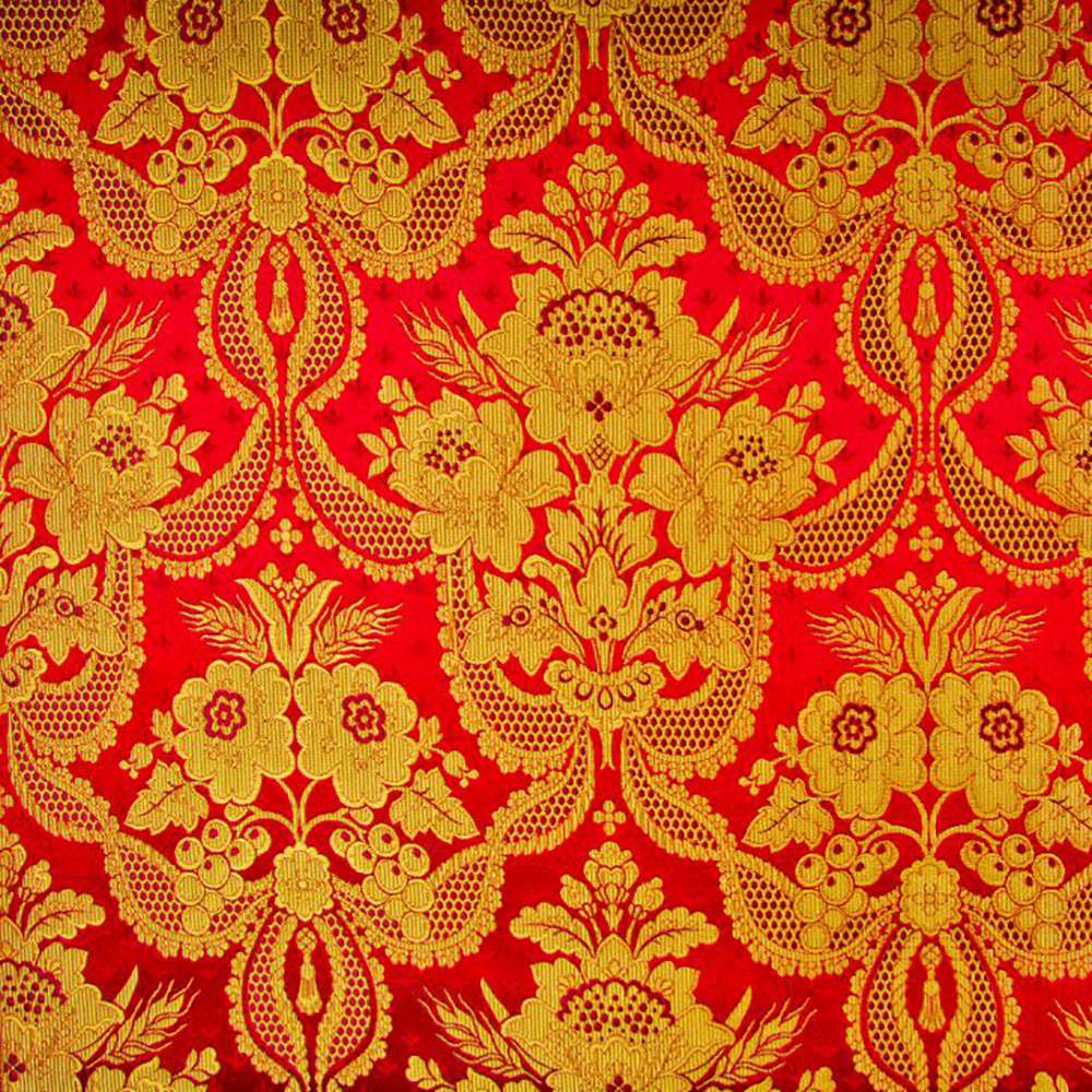 Brocade (Nativity of the Mother of God) for vestment Brocade (Nativity of the Mother of God) for vestment