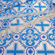 Brocade silver with blue (Nazareth) for sale
