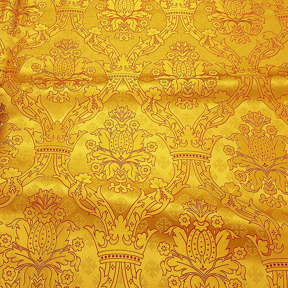 Fabric for Liturgical Vestments yellow (Jerusalem)