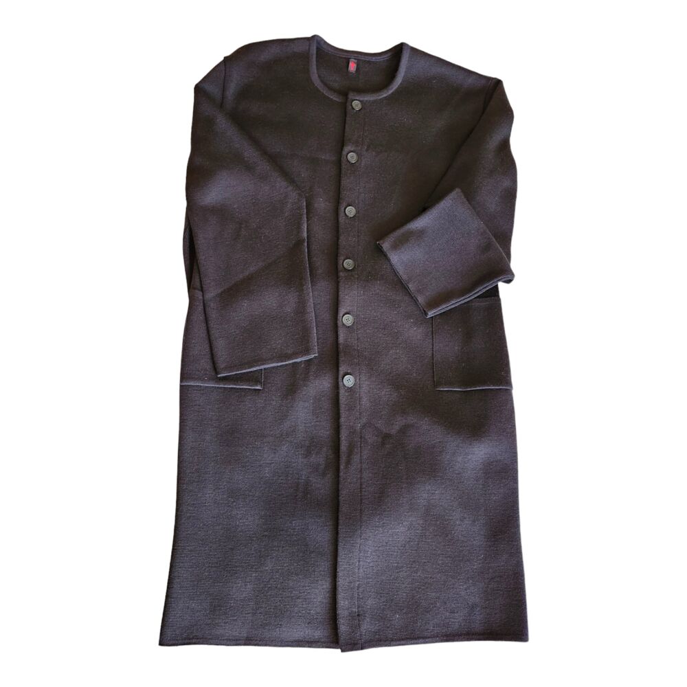 Knitted elongated woolen sweater for a priest Knitted elongated woolen sweater for a priest