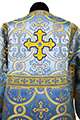 Altar Boy Sticharion blue with gold. For kids' height 134-146cm (52-58'') Orthodox