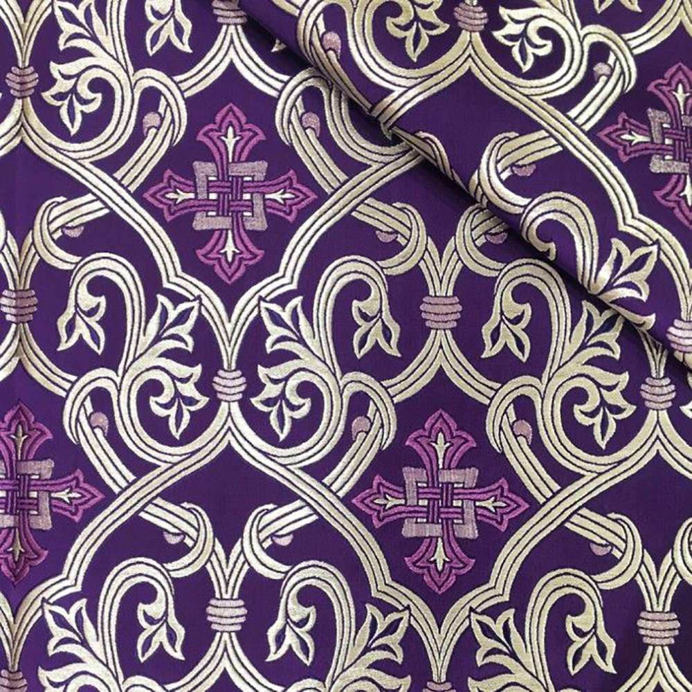 Brocade violet with silver (Smyrna) Brocade violet with silver (Smyrna)