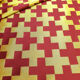 Church Fabric for Vestments red (Polistavry Cross) 
