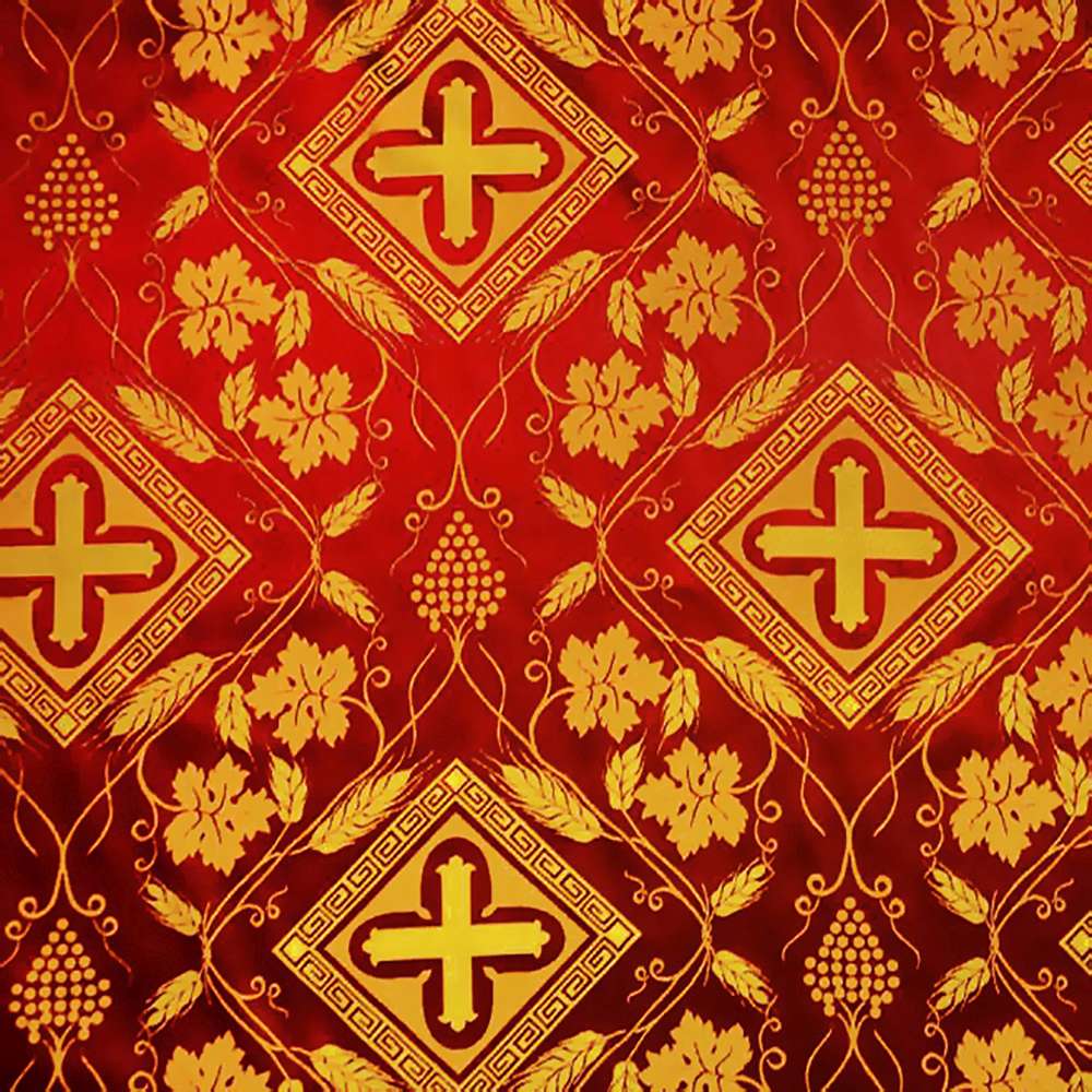 Church Silk (Vine) red (width 200cm) Church Silk (Vine) red (width 200cm)