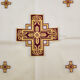Coupon for priest's summer vestment Greek fabric