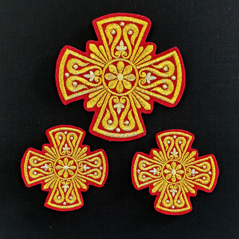 Crosses for chalice covers (Easter)