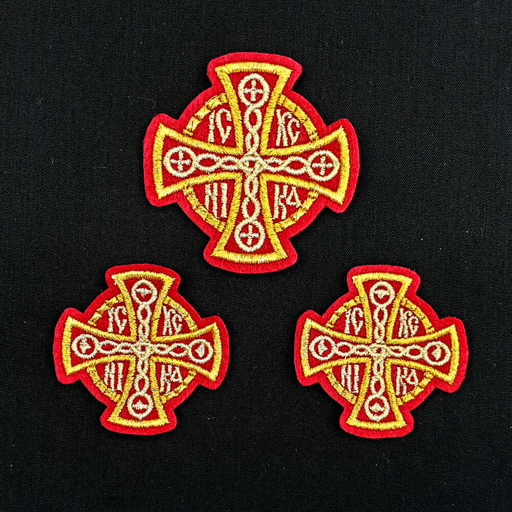 Embroidered crosses for Aer and Veil (Nika)