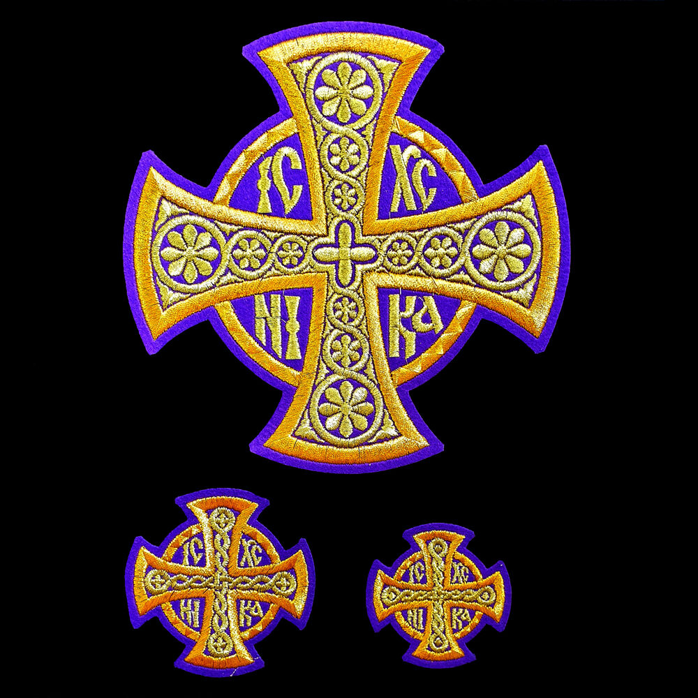 Set of crosses for Lent vestments (Nika)