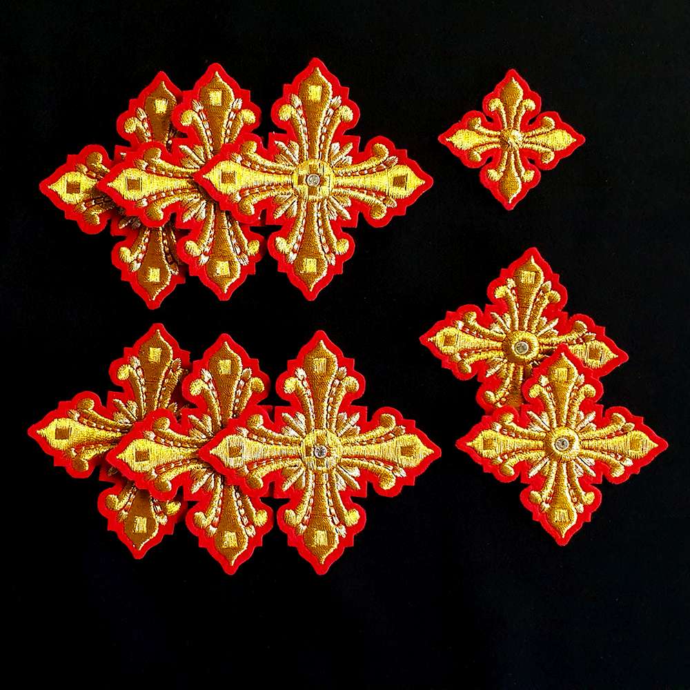Crosses for Epitrachelion Set (Christmas)