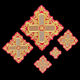 Crosses for Greek priestly vestments (Christmas) for sale