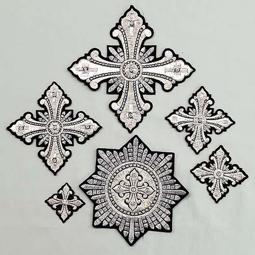 Crosses for Vestments of Bishop (Christmas)