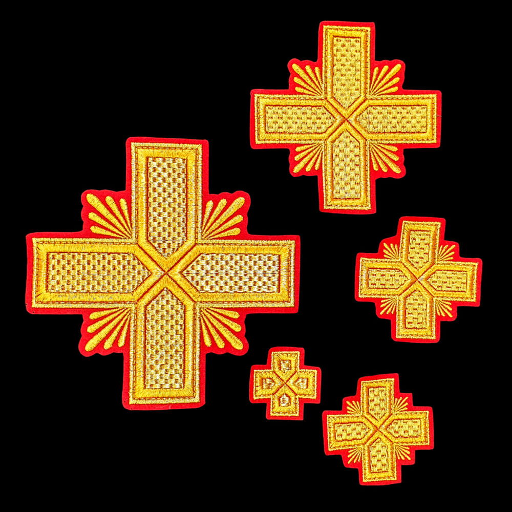 Crosses for Greek priestly vestments (Athos)