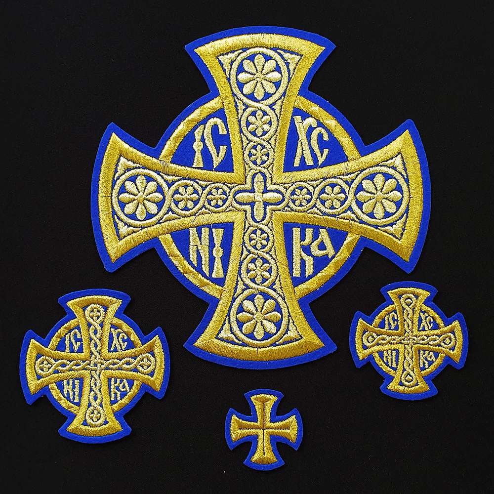 Embroidered Crosses for Greek Vestment (Nika)
