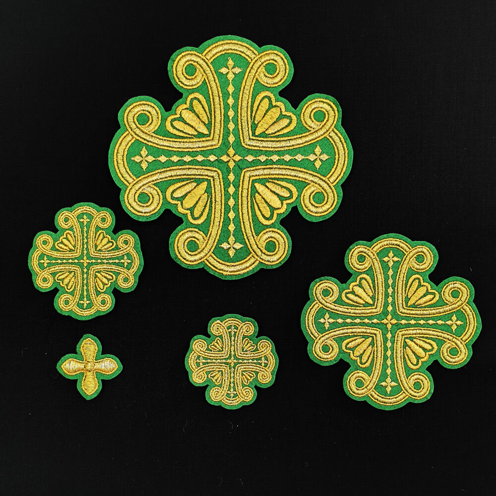 Embroidered crosses for the Greek style vestments of the priest (Favor)