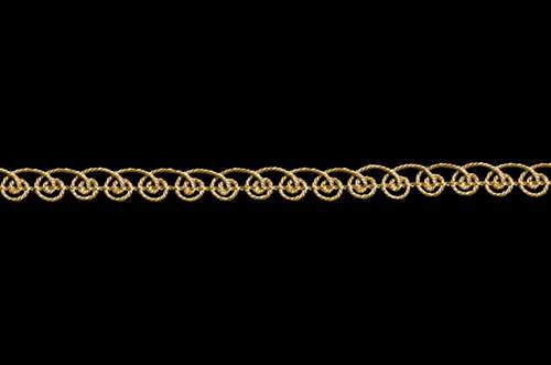Decorative lace for aer veil golden