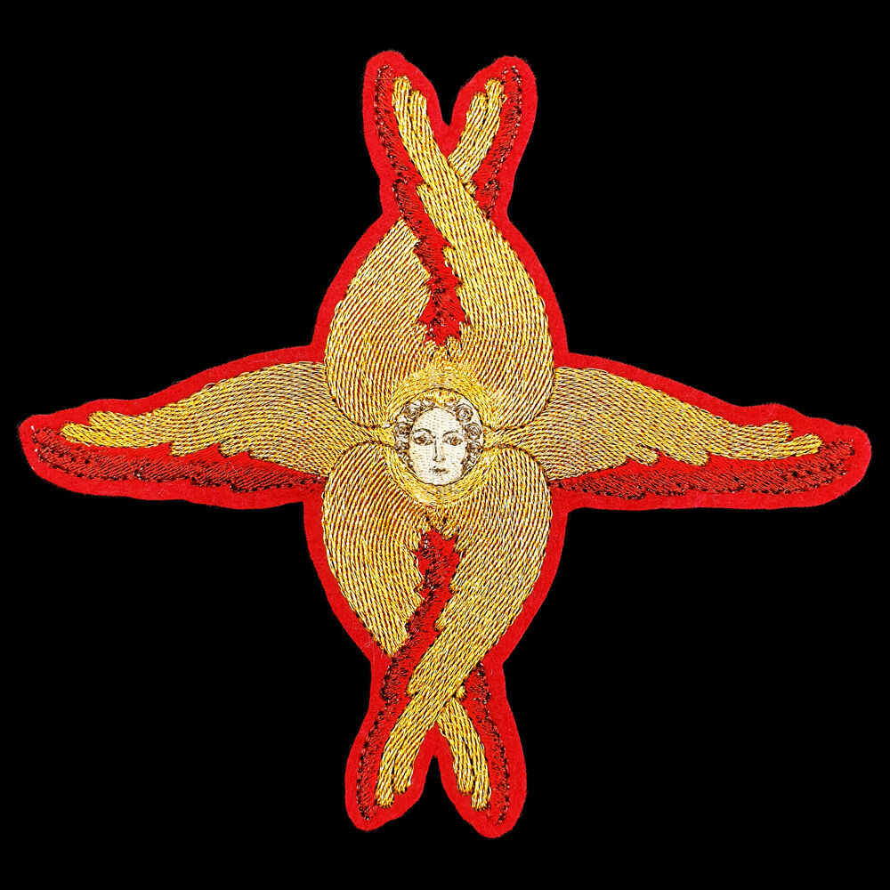 Embroidered Applique Seraph for Vestments