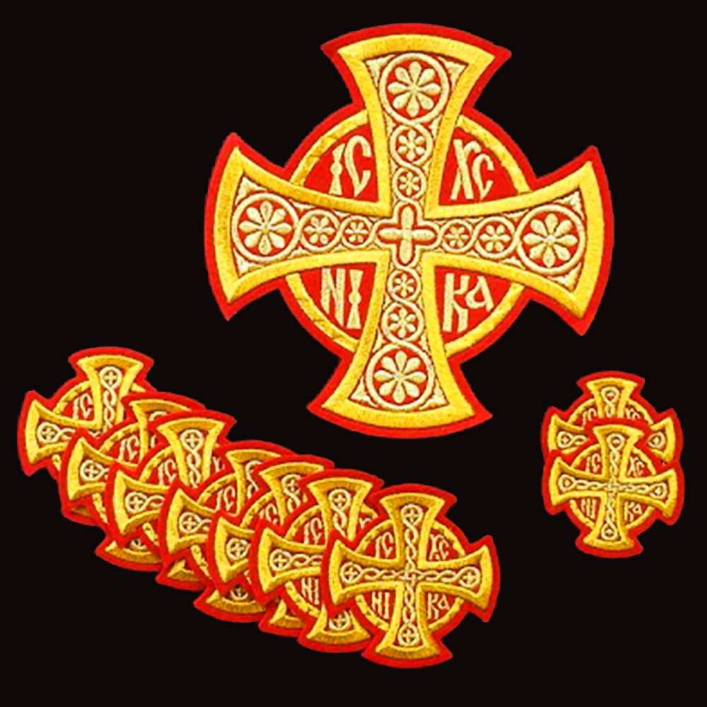 Set of Crosses for Deacon's Vestment (Nika)