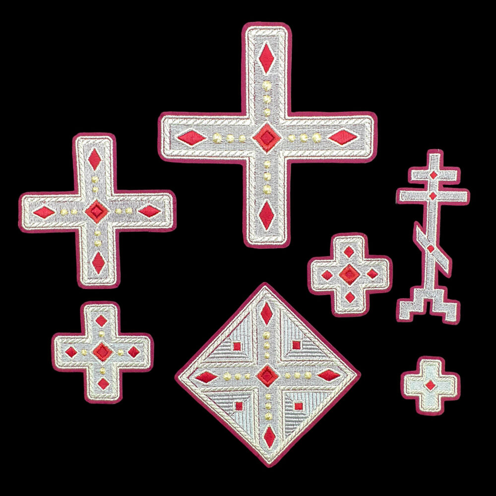 Bishop's crosses for Old Believer vestments (Chernigov)