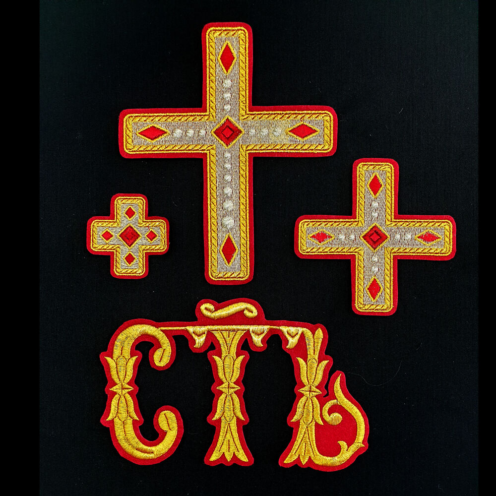 A set of crosses for vestment of the protodeacon (Chernihiv)