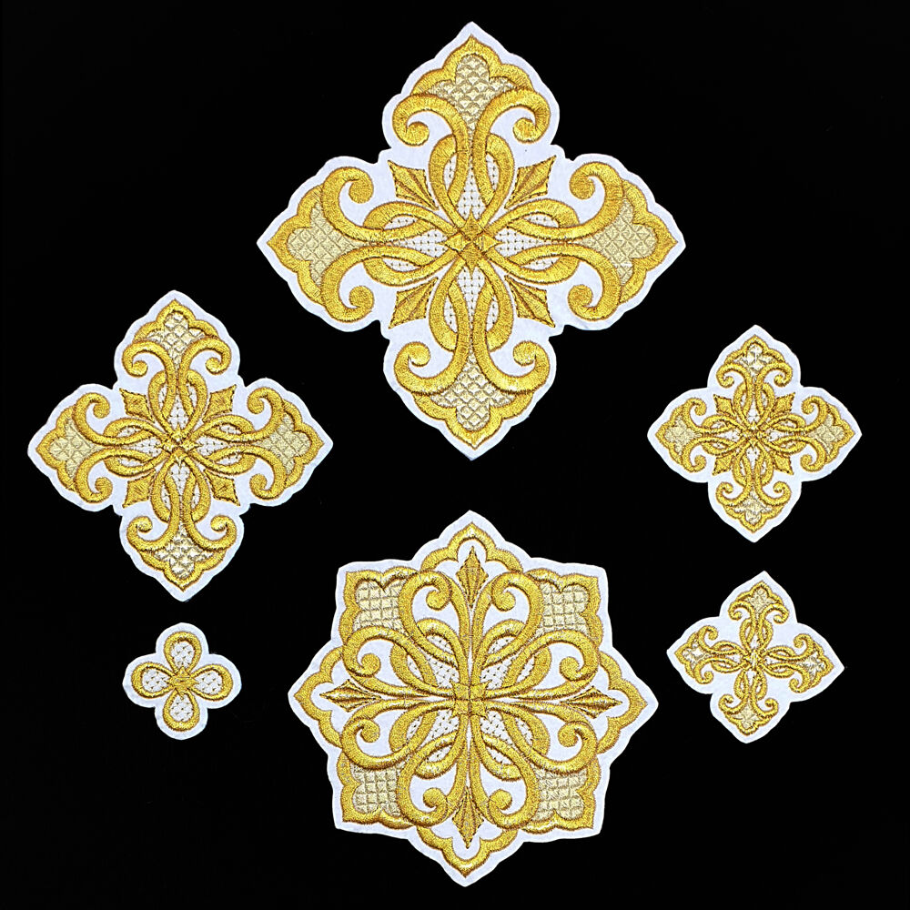 Set of crosses for the vestments of the bishop (Ascension)