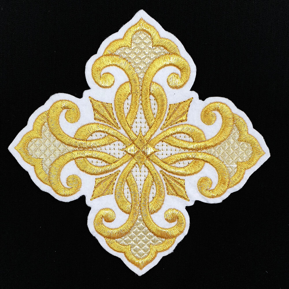 Embroidered cross for Ponomar vestments (Voznesensky)
