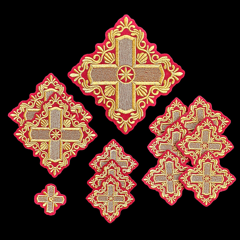 Crosses for Greek priestly vestments (Christmas)