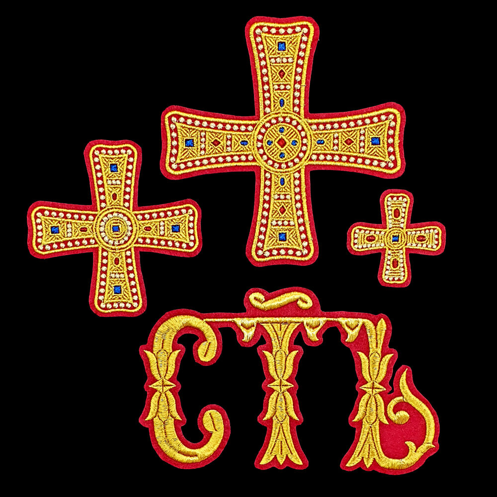 Crosses for vestments of the protodeacon (Gems)