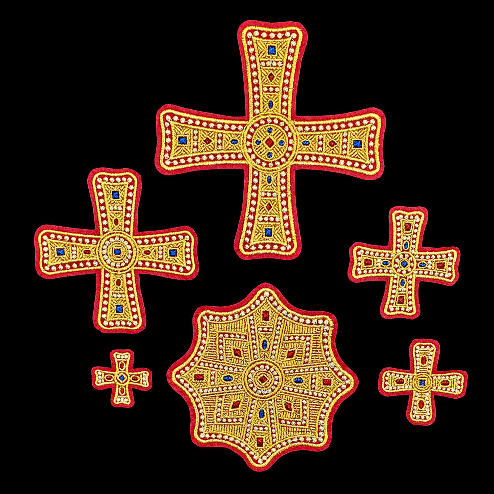 Crosses for sewing vestments (Gems)