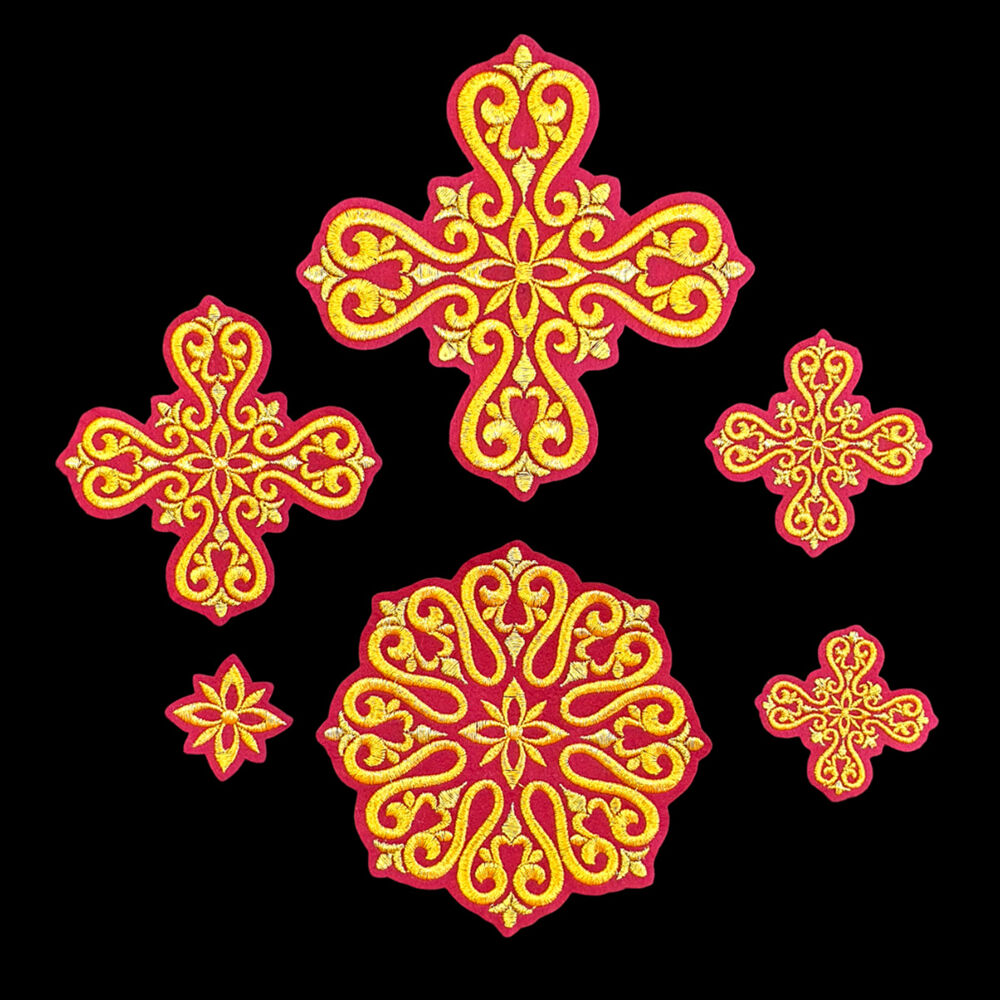 Set of crosses for bishop's vestments (Openwork)