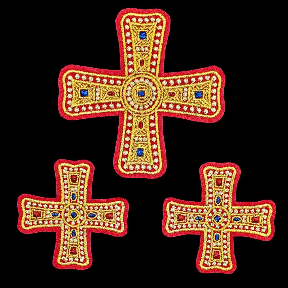 A set of crosses for the liturgy (Gems)