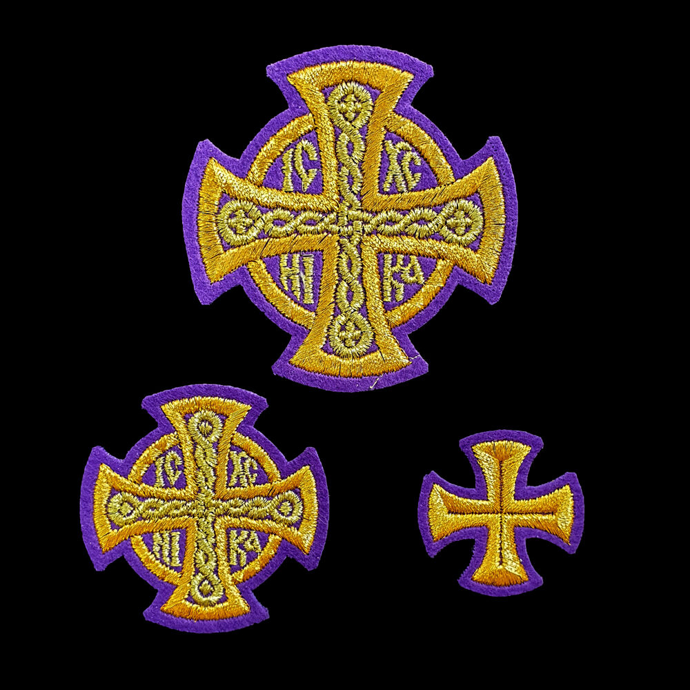 Set of crosses for the stole set (Nika)