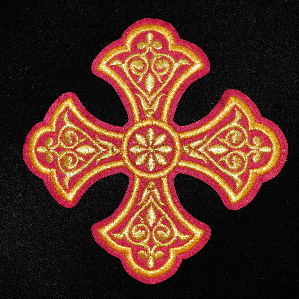Embroidered cross for vestments of the altar boy (Epiphany)