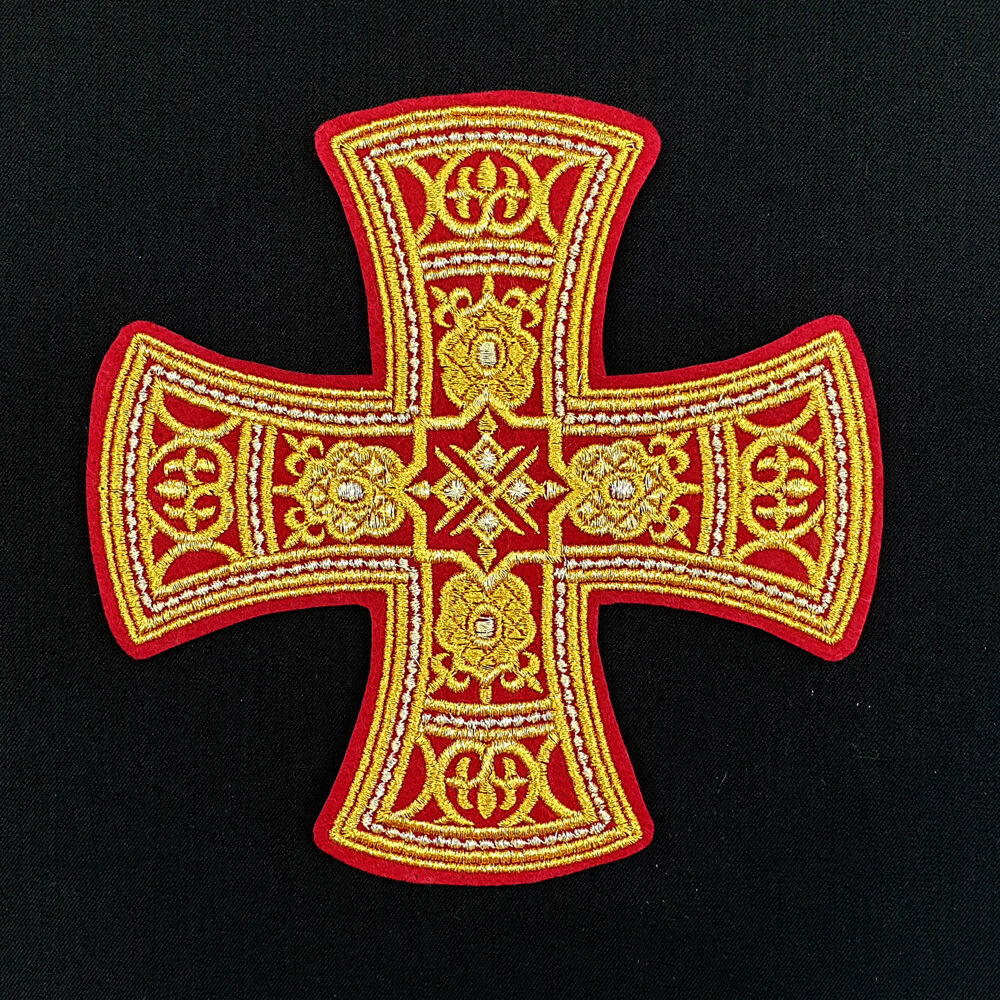 Embroidered cross for vestments of the sexton (Transfiguration)