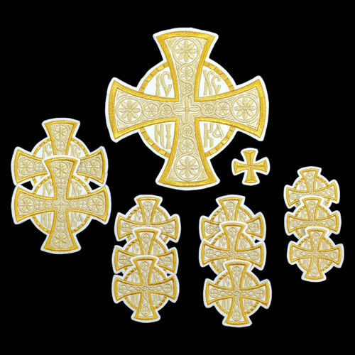 Embroidered Crosses for Greek Vestment (Nika)