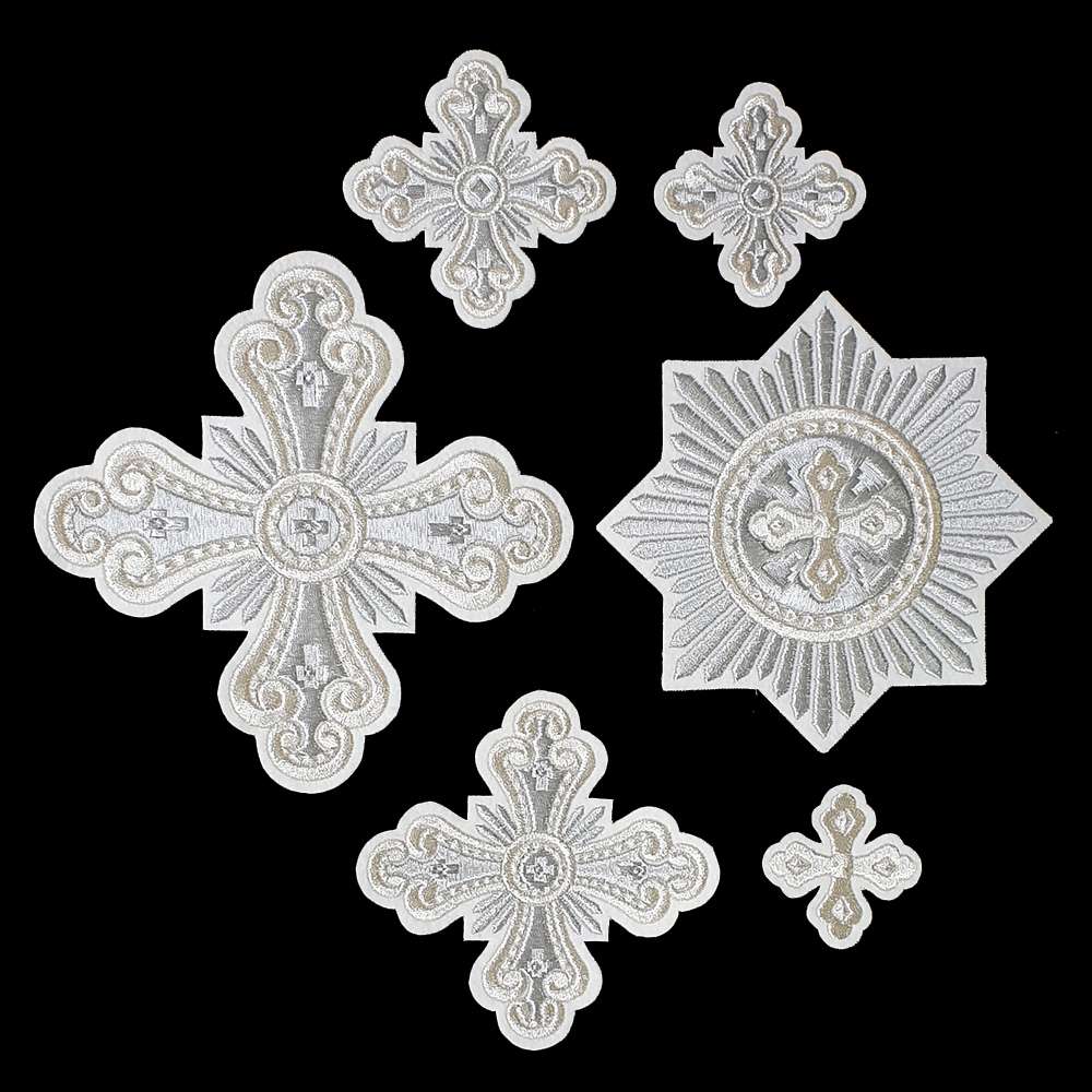 Crosses for Priest Vestment white (Prince)
