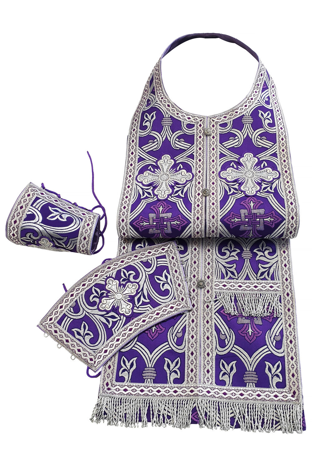 Epitrachelion Set violet (Smyrna) Epitrachelion Set violet (Smyrna)