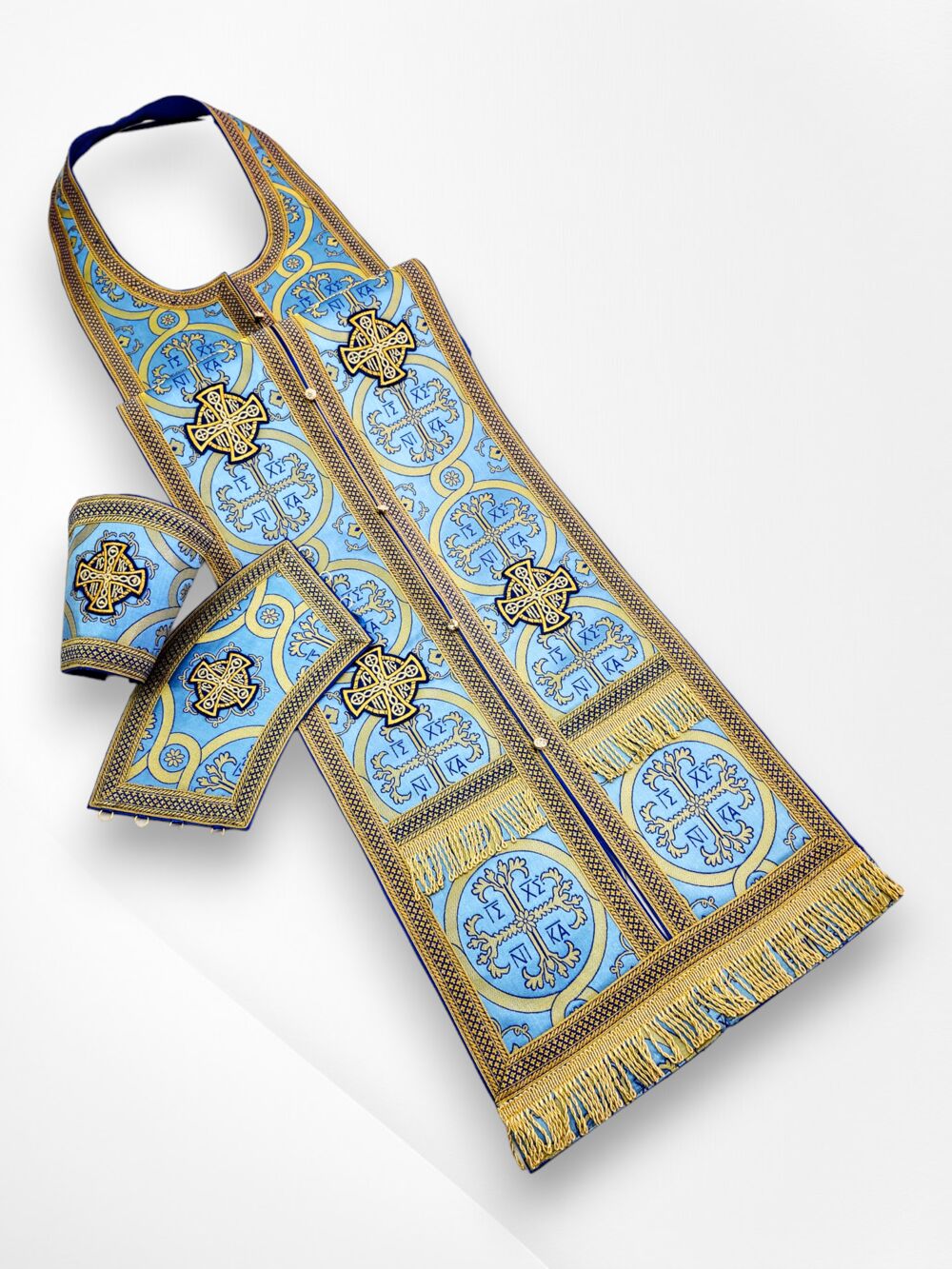 Epitrachelion set blue (Nika) Epitrachelion set blue (Nika)