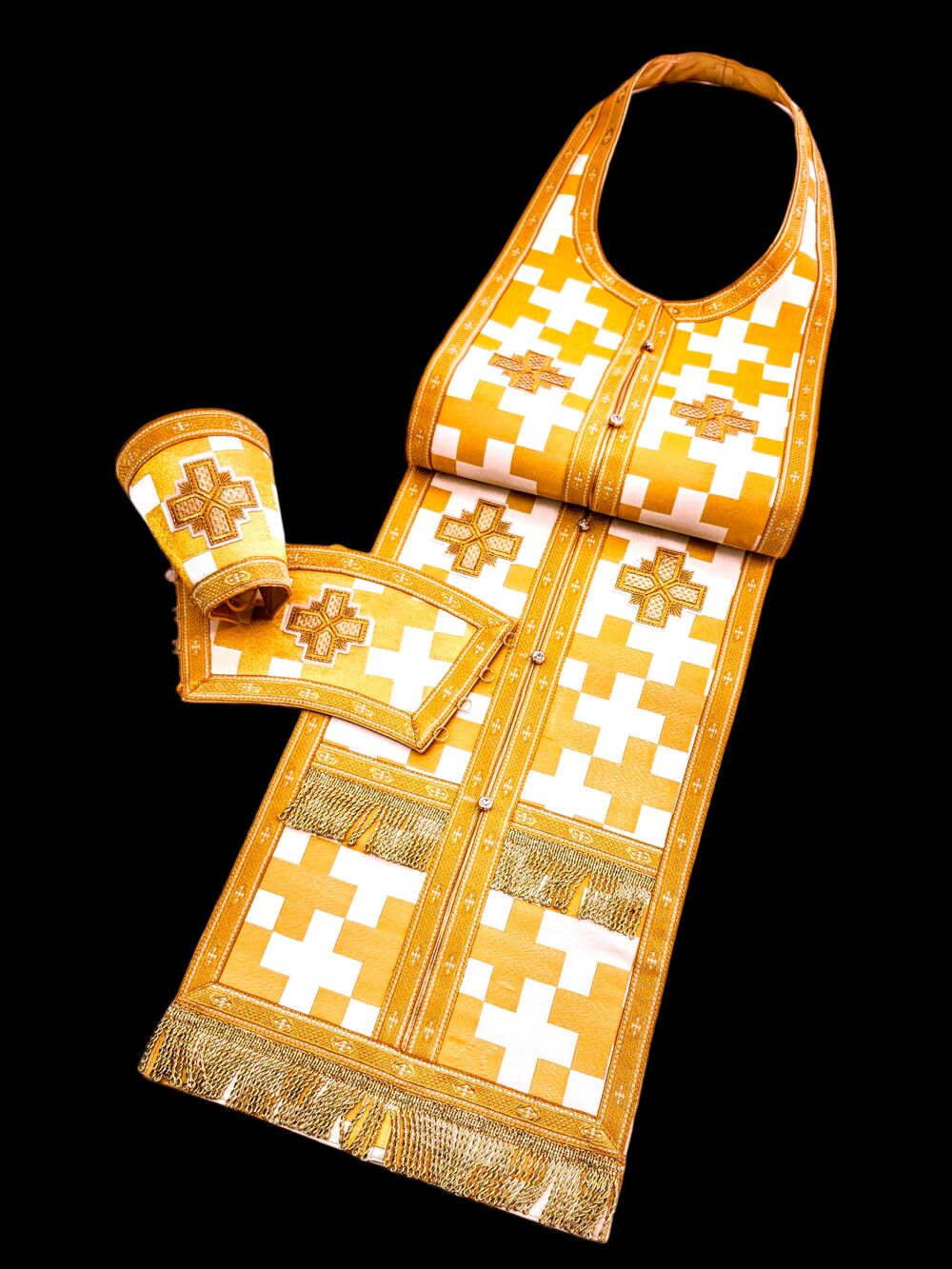 Priest's epitrachelion set of (Polystavry Cross) Priest's epitrachelion set of (Polystavry Cross)