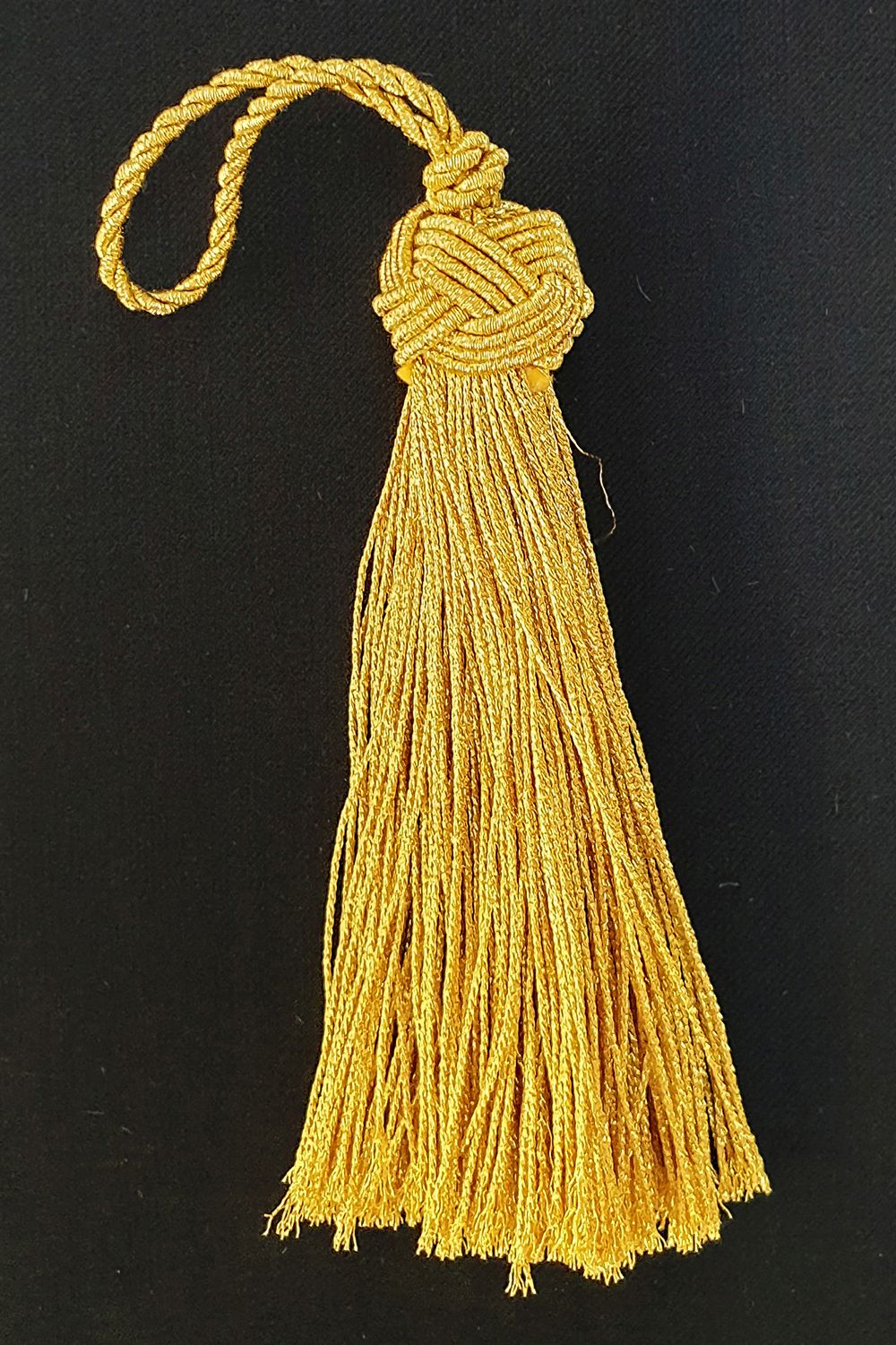 Twisted Thread Tassel dark golden