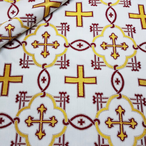 Fabric for hot weather vestments of the priest (Stephanie)