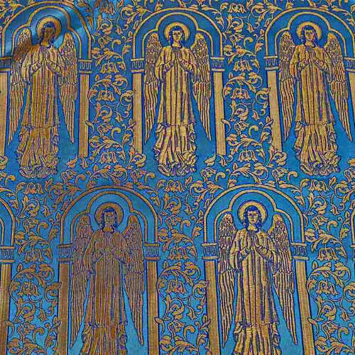 Fabric for liturgical vestments (Angels in the Temple)