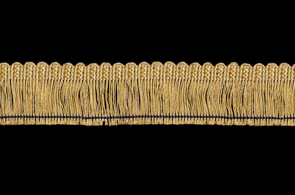 Twisted thread fringe golden