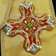 Gift for priest Aer, veil and bookmark for the Gospel Greek fabric