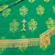 Greek fabric green (Fevronia) for sale