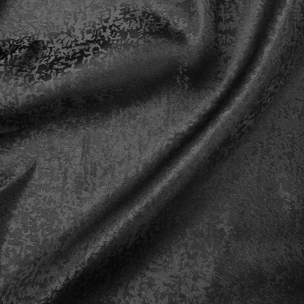 Silk brocatelle black Silk brocatelle black