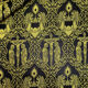 Greek Fabric black with yellow (Resurrection) for sale