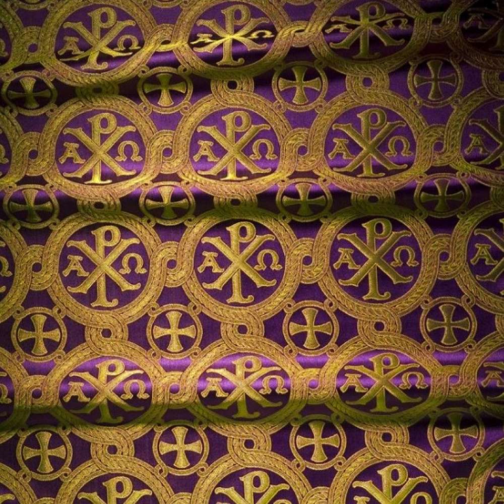 Brocade violet (Alpha and Omega) Brocade violet (Alpha and Omega)